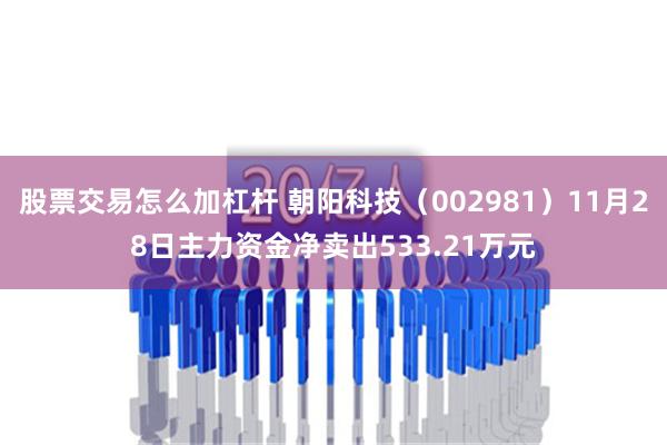 股票交易怎么加杠杆 朝阳科技（002981）11月28日主力资金净卖出533.21万元