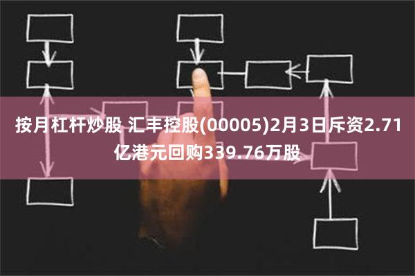 按月杠杆炒股 汇丰控股(00005)2月3日斥资2.71亿港元回购339.76万股