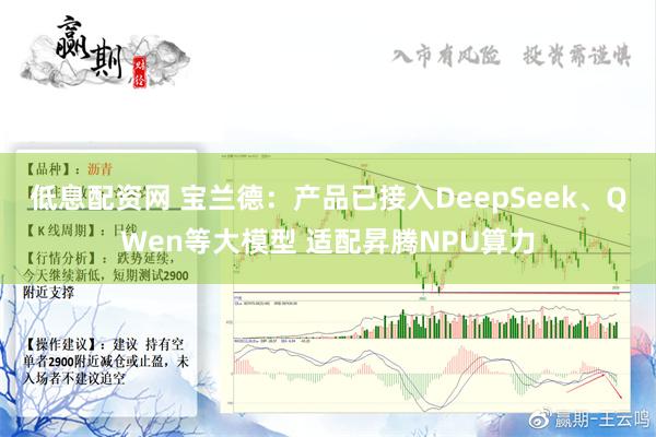 低息配资网 宝兰德：产品已接入DeepSeek、QWen等大模型 适配昇腾NPU算力